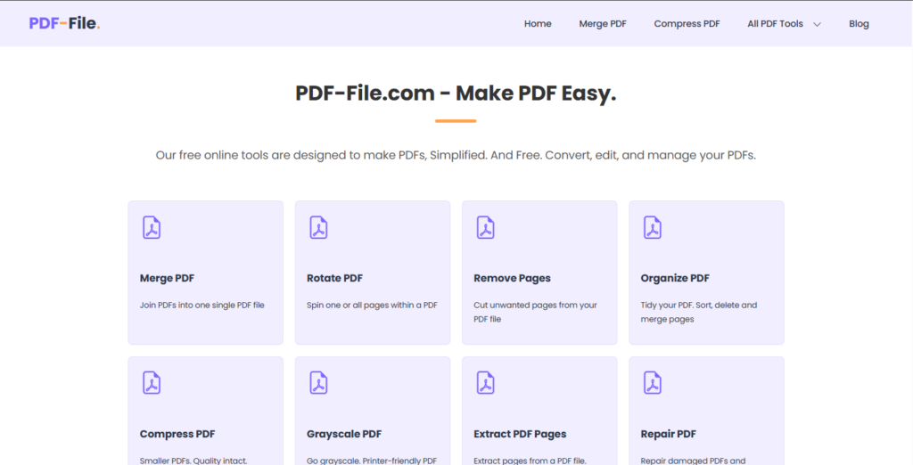 One of the projects of my client - PDF-File